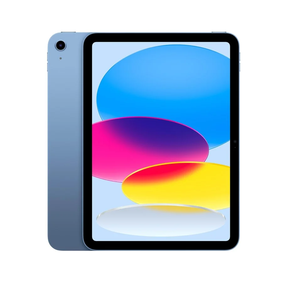 Blaues Apple iPad für das Bestellsystem und die Terminbuchung